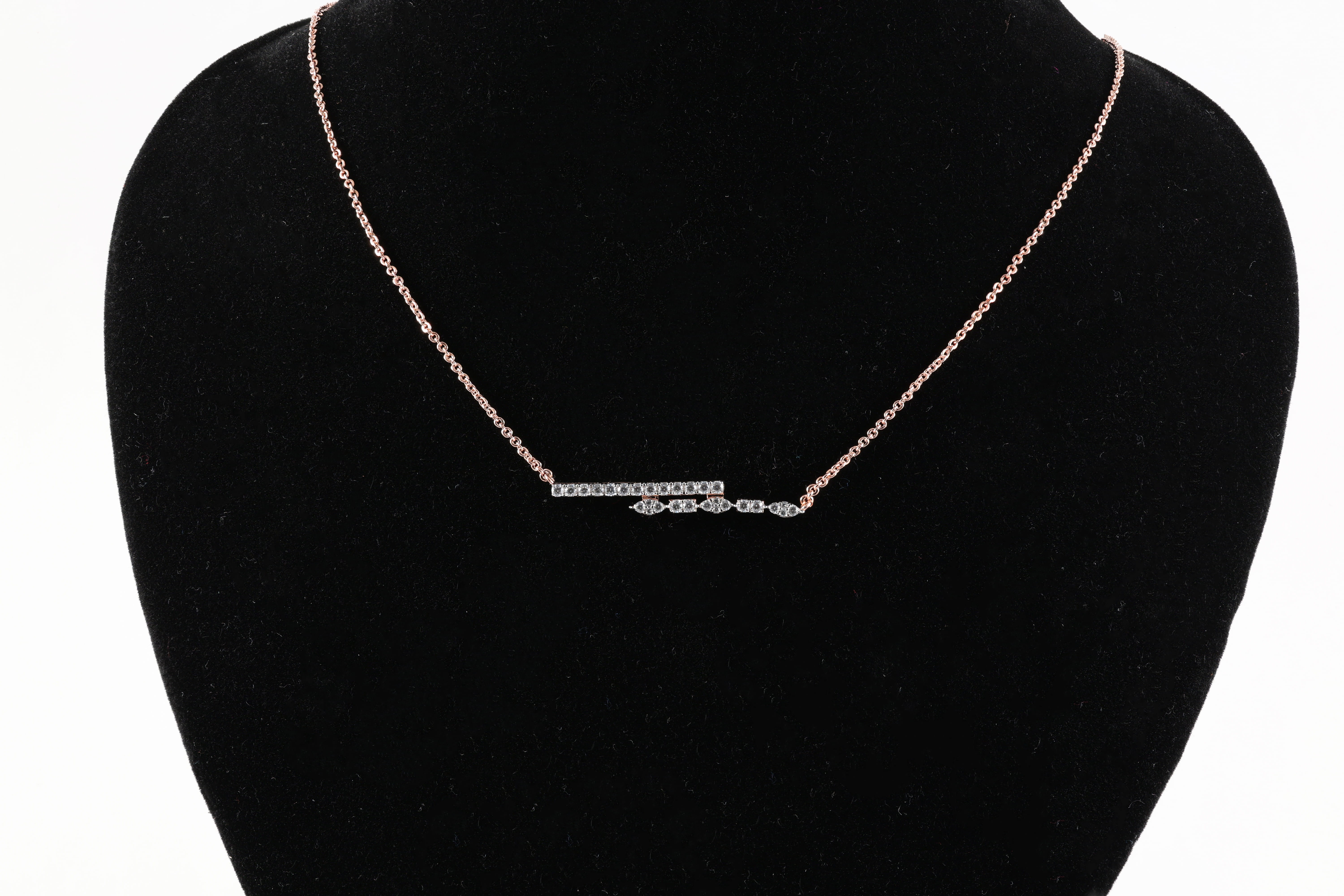 Diamond Bar Layer Pendant