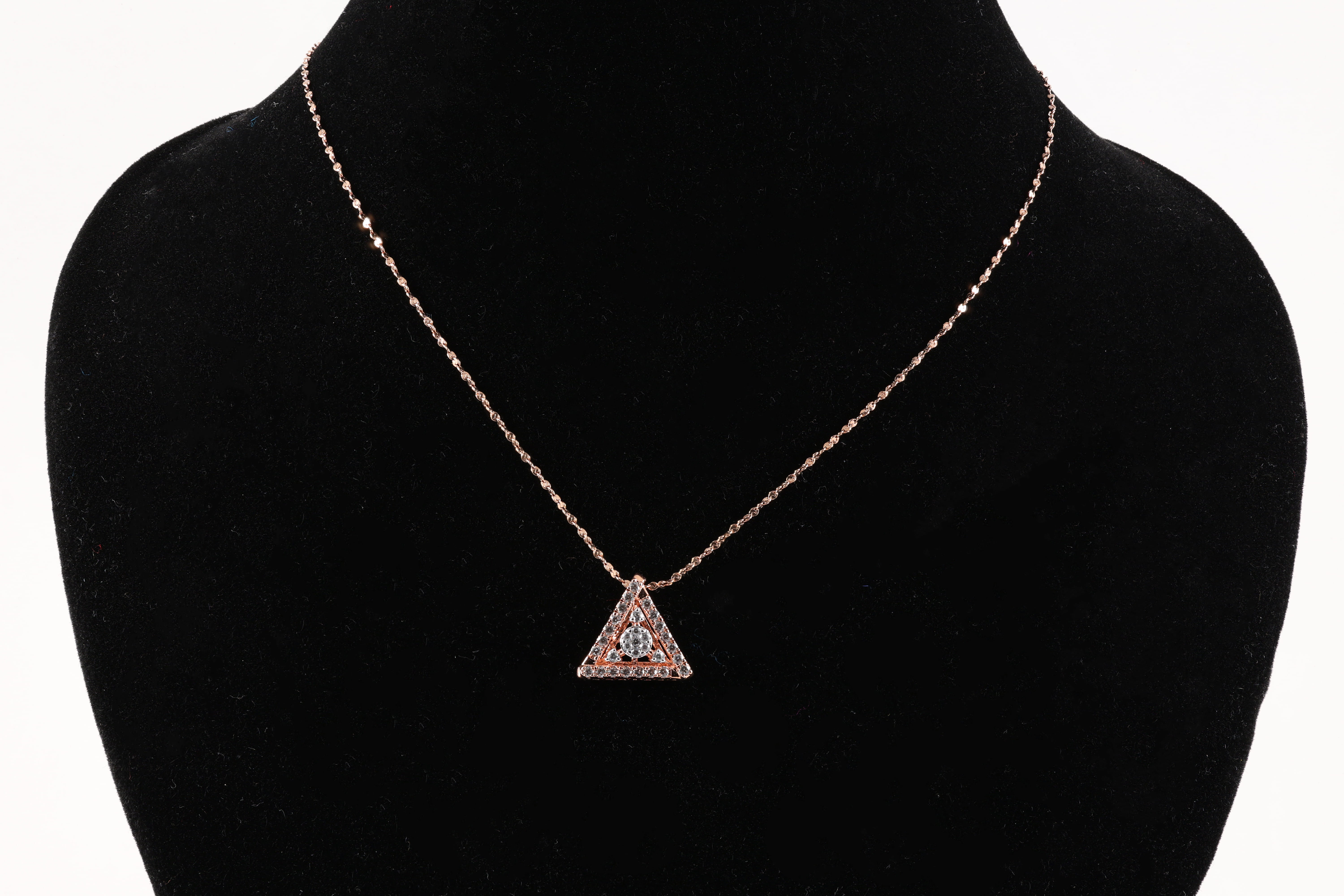 Diamond Pyramid Pendant