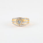 Heart Crown Diamond Ring