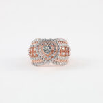 Multiple Heart Crown Diamond Ring