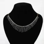 Royal Fringe Real Gold Diamond Necklace